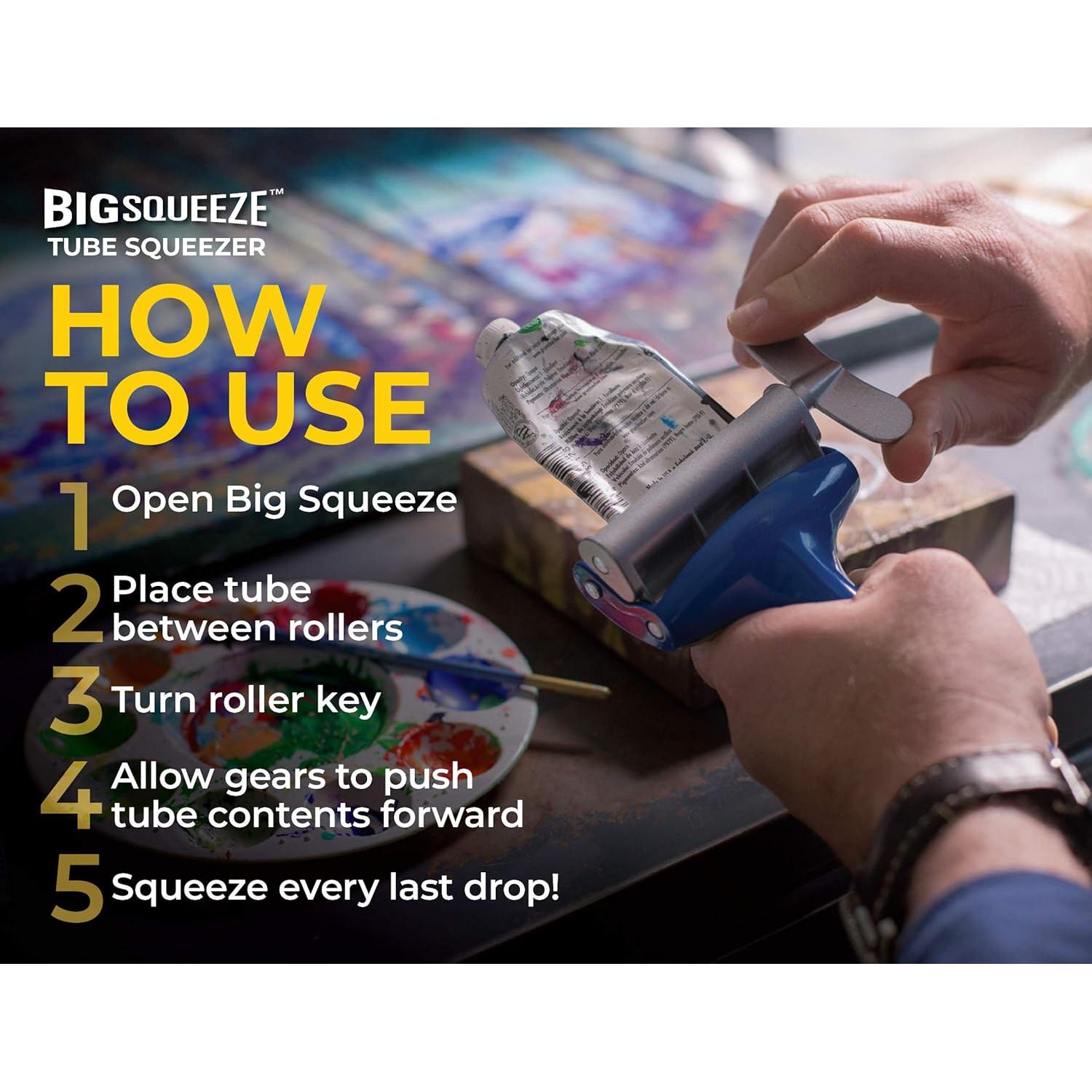 Compresor de Tubos Big Squeeze - Prensa Ergonómica Negra