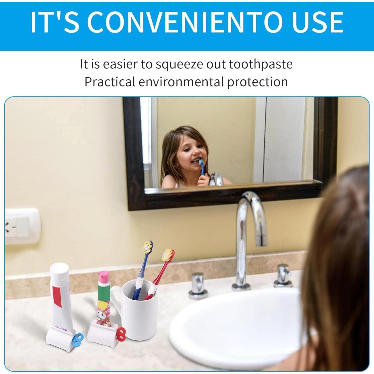 Soporte Exprimidor de Pasta de Dientes KINMINGZHU 3 Piezas