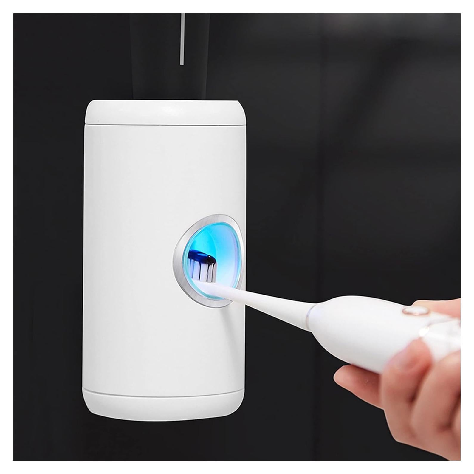 Dispensador Automático de Pasta de Dientes BUIDEC Blanco 2 en 1