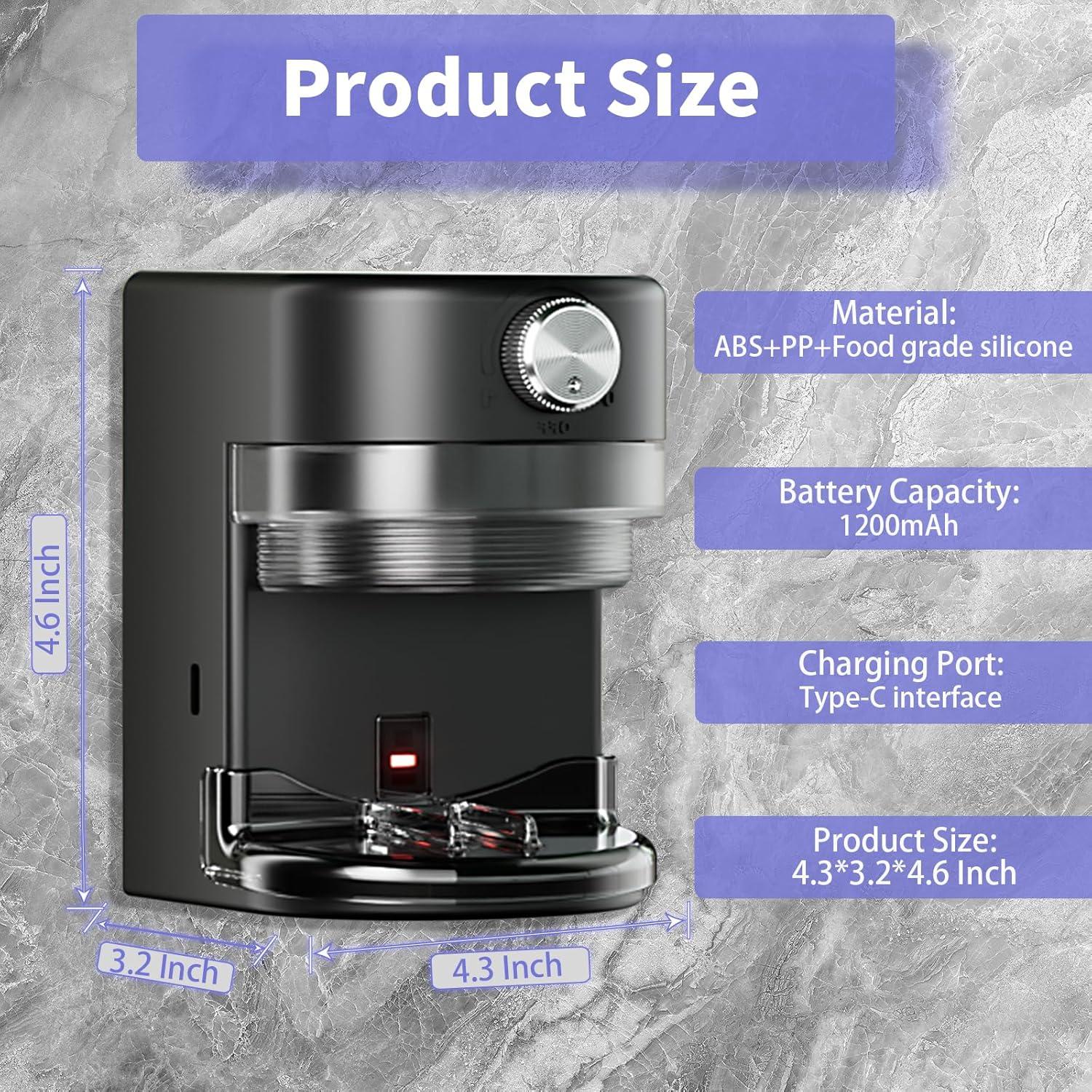 Dispensador Automático de Pasta de Dientes Wekity Negro 357g