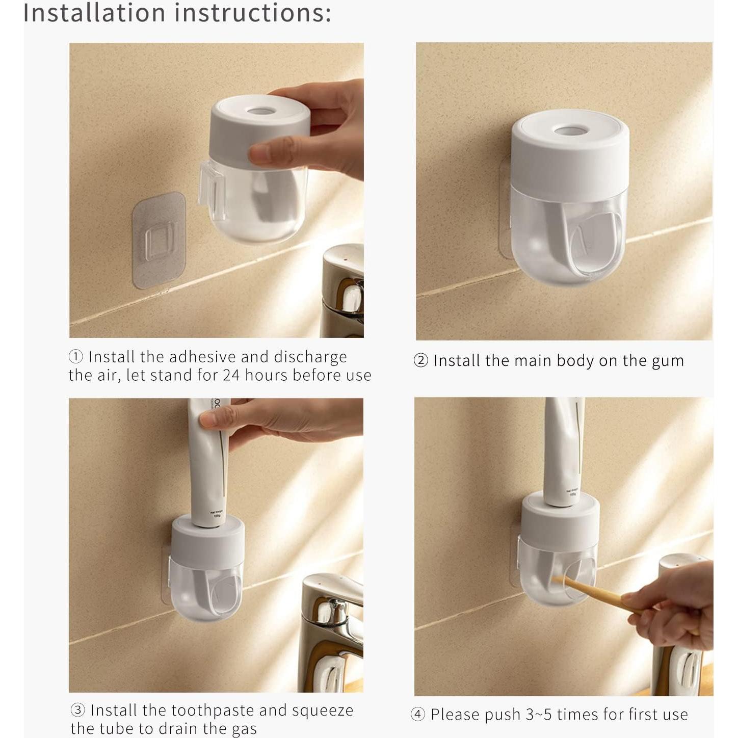 Dispensador Automático de Pasta de Dientes So Nice Blanco 2025