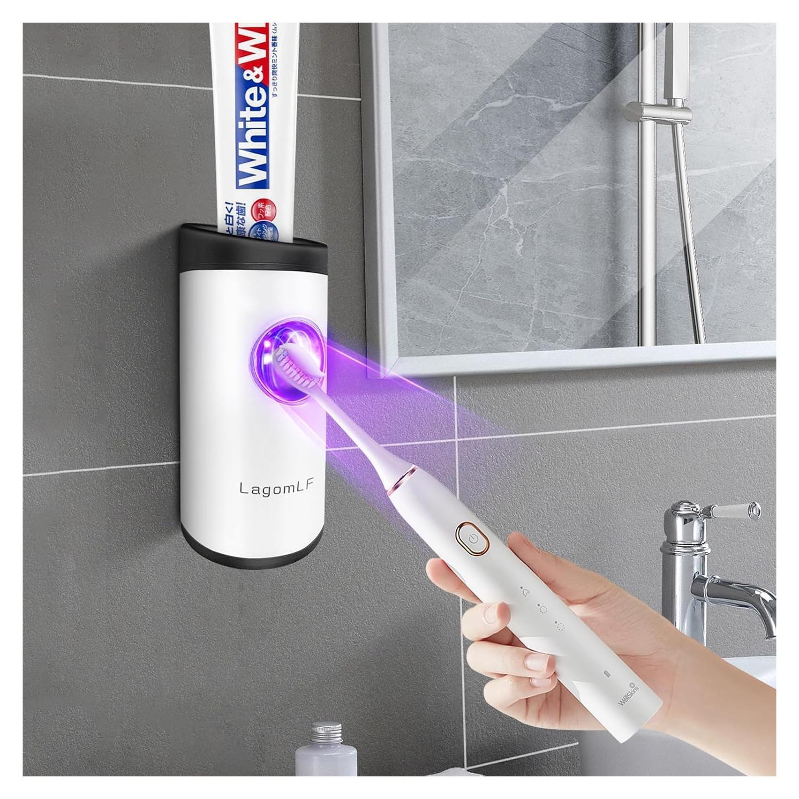 Dispensador Automático de Pasta de Dientes SecWiss TG-03 Blanco