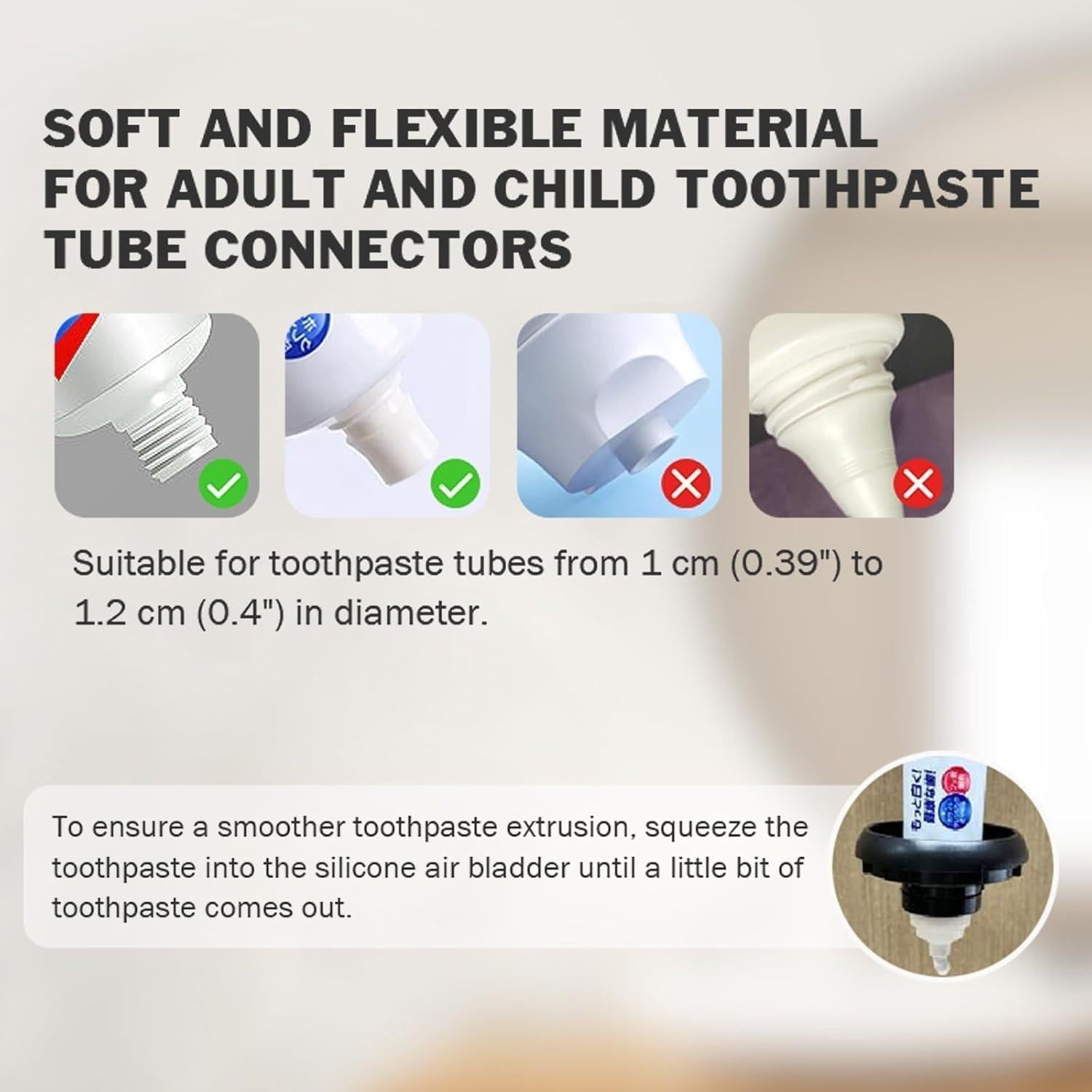 Dispensador Automático de Pasta de Dientes SecWiss TG-03 Blanco