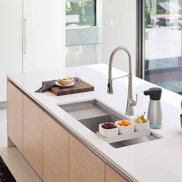 Dispensador Automático de Jabón AIKE AK1337 Acero Inoxidable 414ml