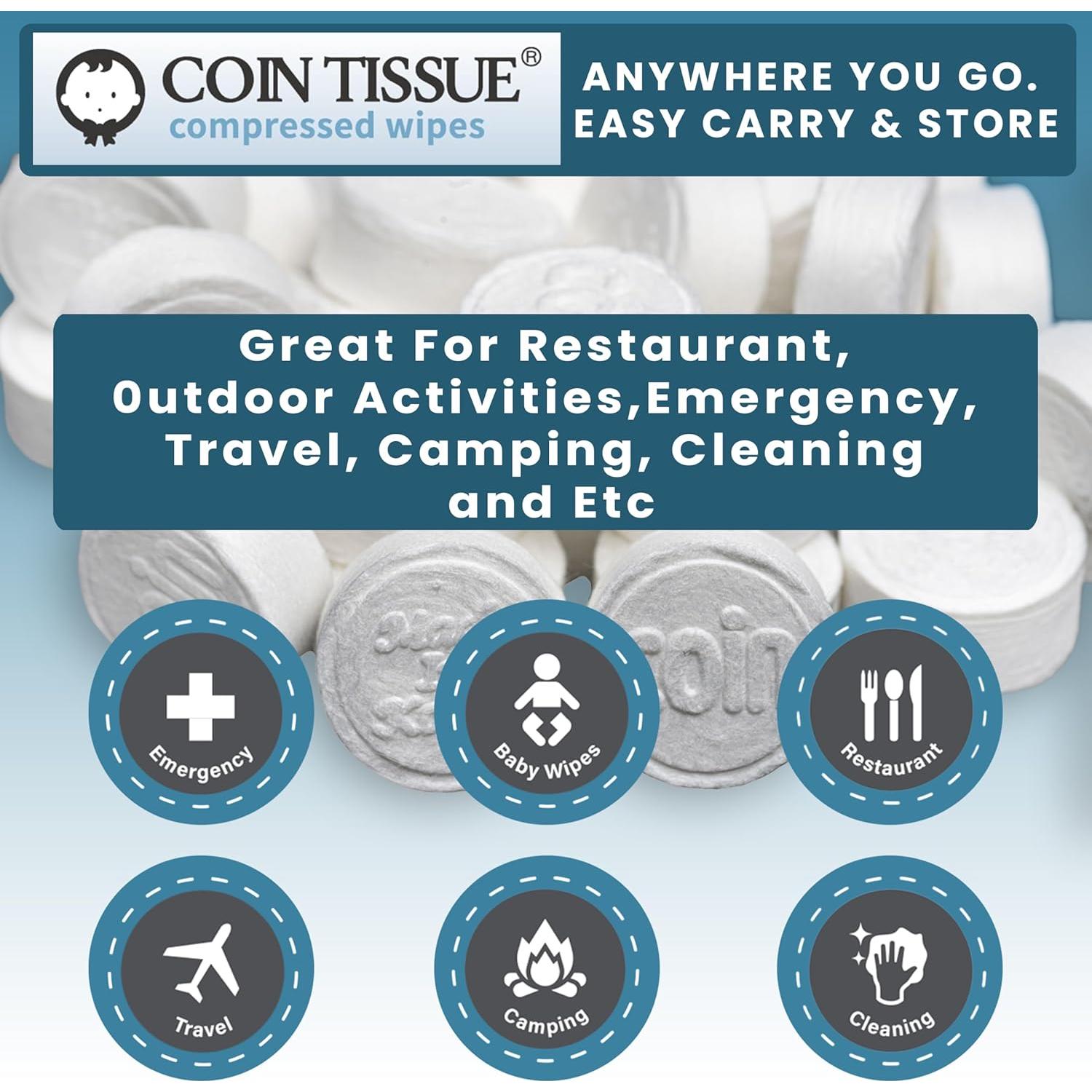 Toallitas Comprimidas Biodegradables DUXEC 500 Unidades