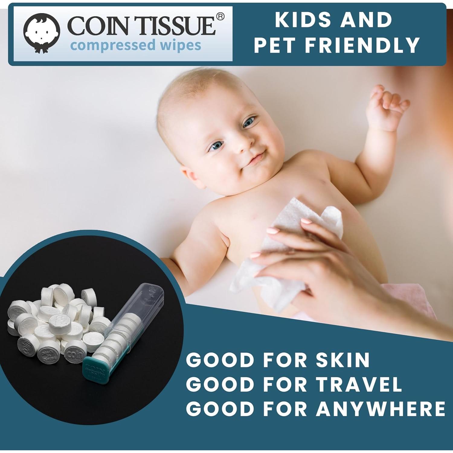 Toallitas Comprimidas Biodegradables DUXEC 500 Unidades