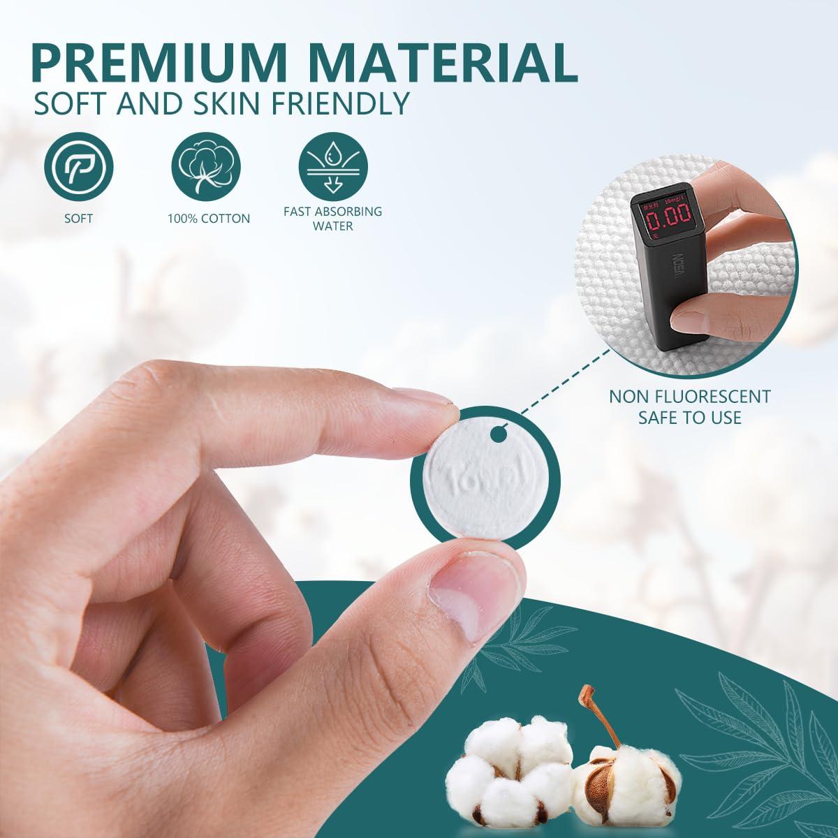 200 Toallas Comprimidas Desechables KISEER para Viajes y Camping