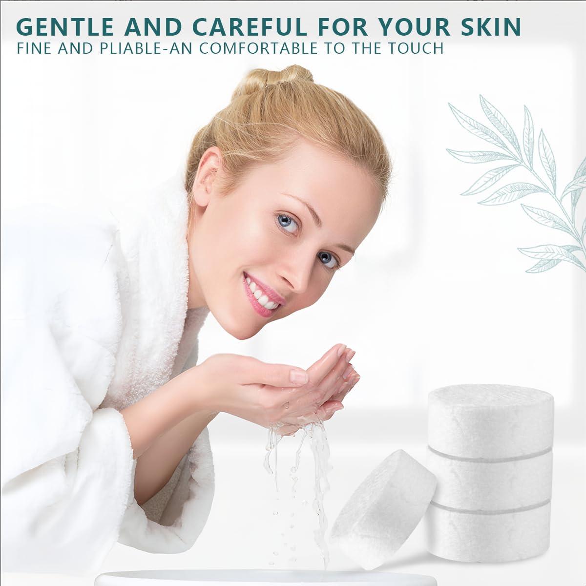 200 Toallas Comprimidas Desechables KISEER para Viajes y Camping