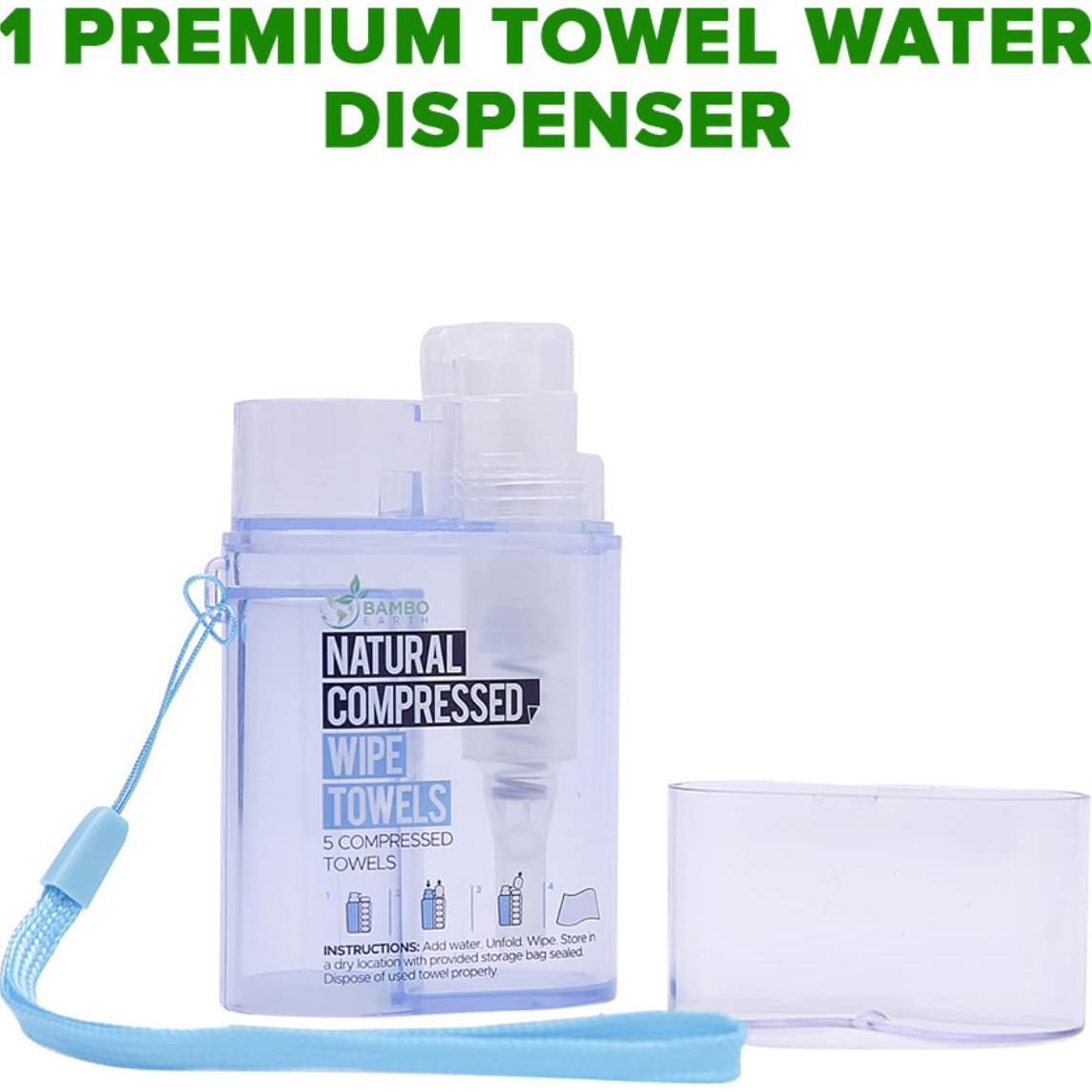 Toallitas Faciales Desechables Compactas BAMBOEARTH 100 Unidades