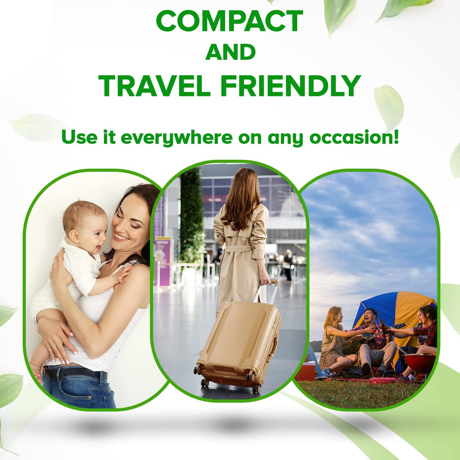 Toallitas Faciales Desechables Compactas BAMBOEARTH 100 Unidades