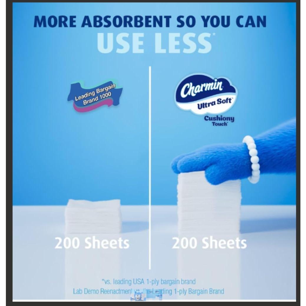 Papel Higiénico Charmin Ultra Soft 24 Mega Rollos 288 Hojas
