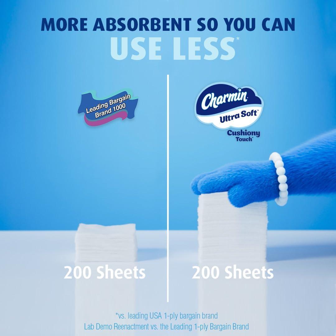 Papel Higiénico Charmin Ultra Soft 24 Mega Rollos 288 Hojas