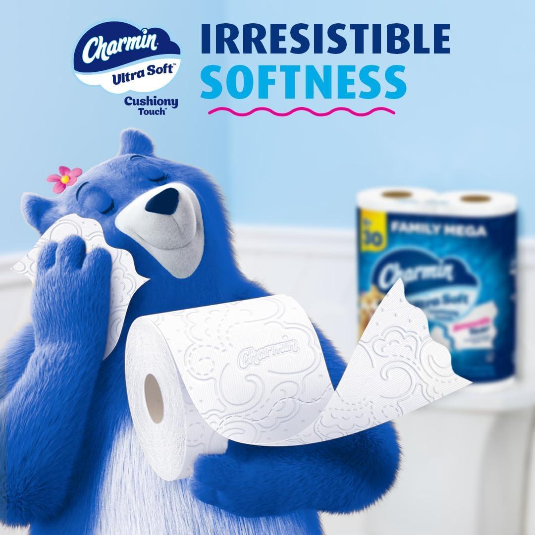 Papel Higiénico Charmin Ultra Soft 24 Mega Rollos 288 Hojas