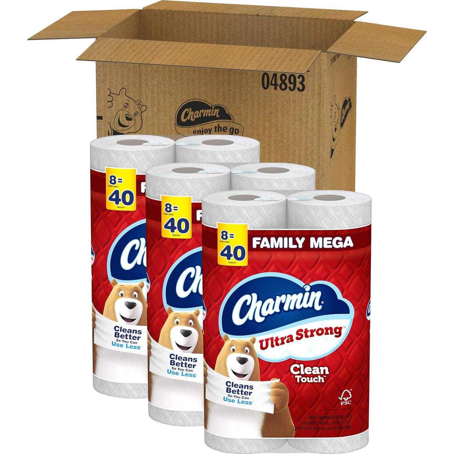 Papel Higiénico Charmin Ultra Strong Mega Familia 24 Rollos
