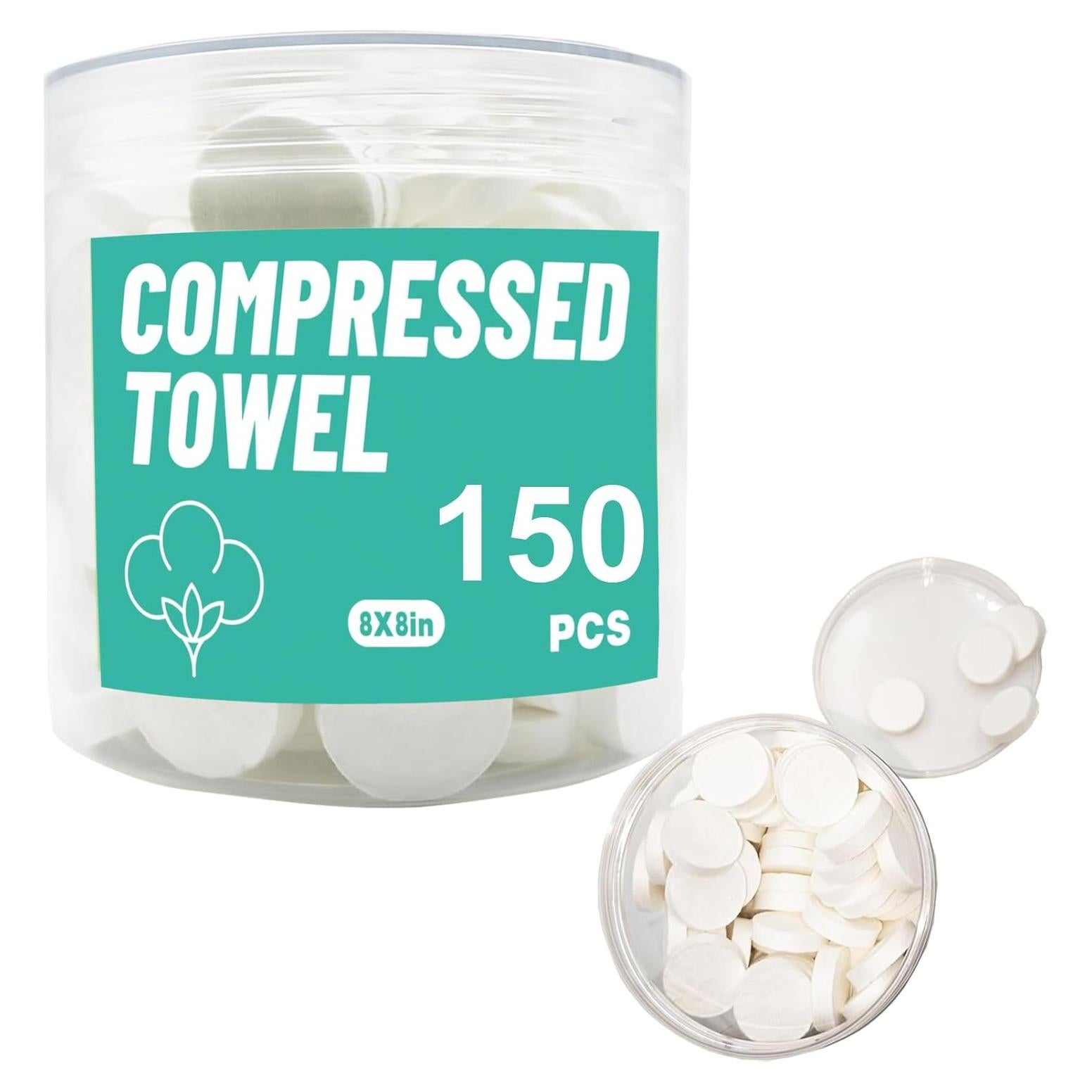 Toallas Comprimidas Desechables Coldpa 150PCS 20x20cm