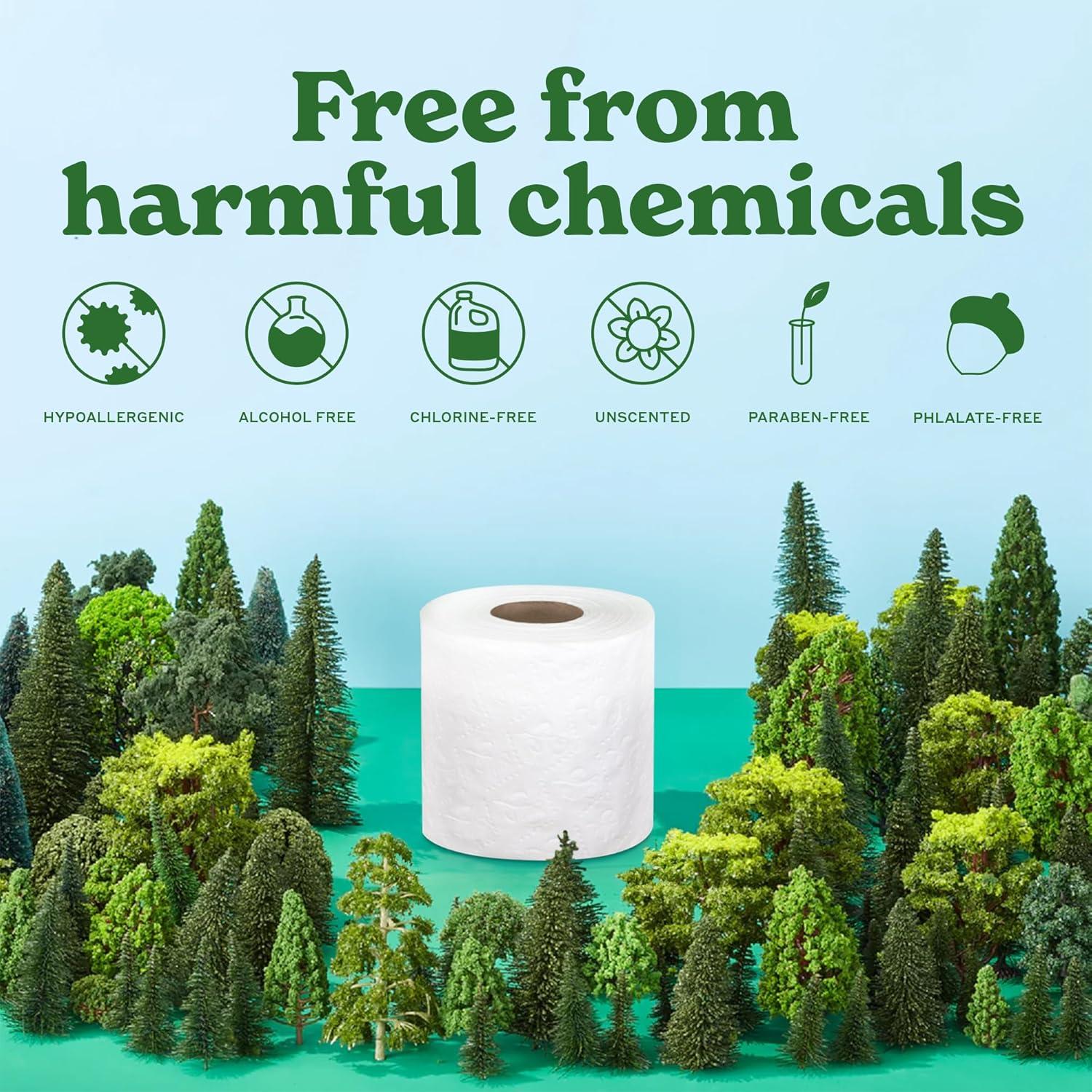 Papel Higiénico Caboo 100% Bambú Ecológico 24 Rollos Dobles