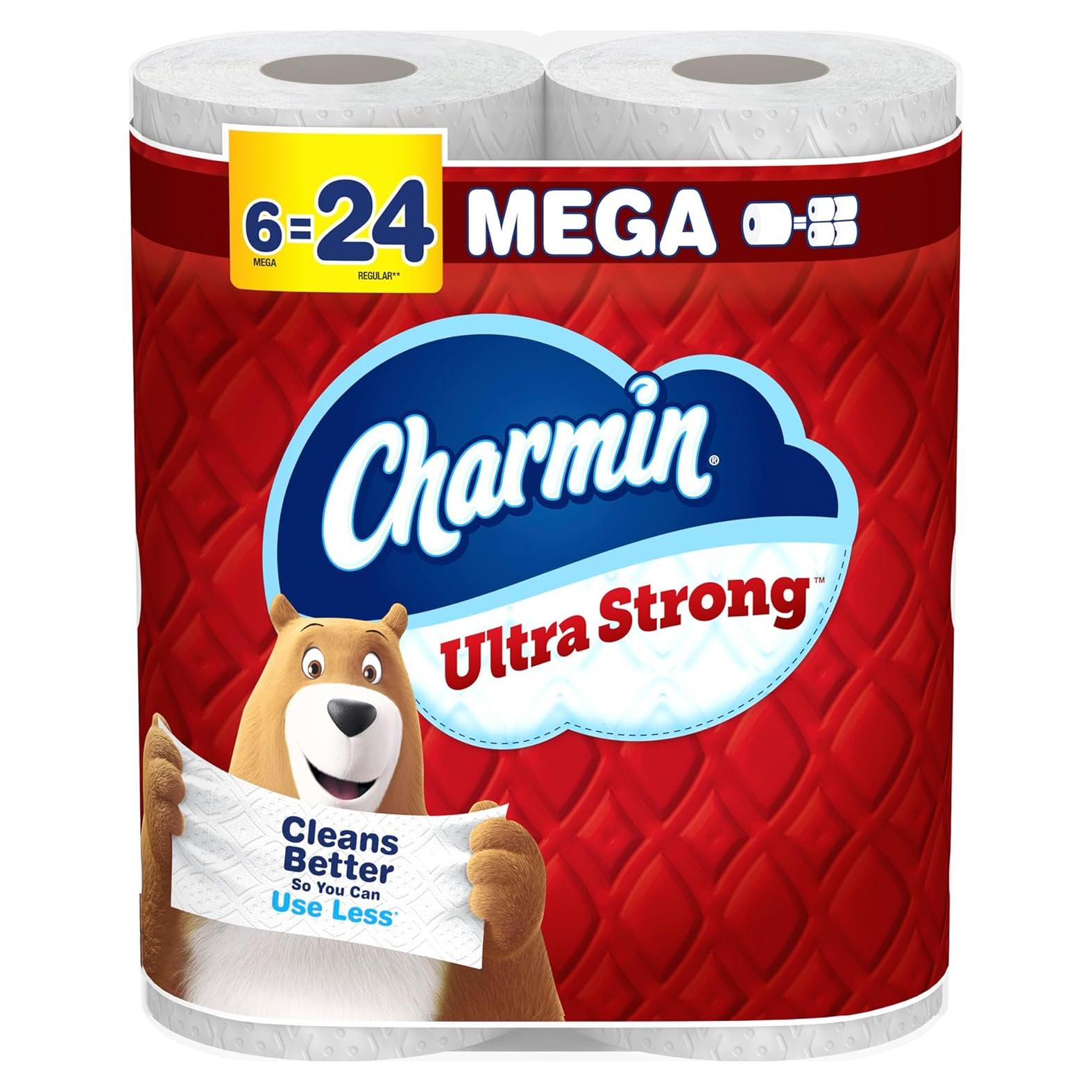 Papel Higiénico Charmin Ultra Strong 6 Mega Rollos 220 Hojas