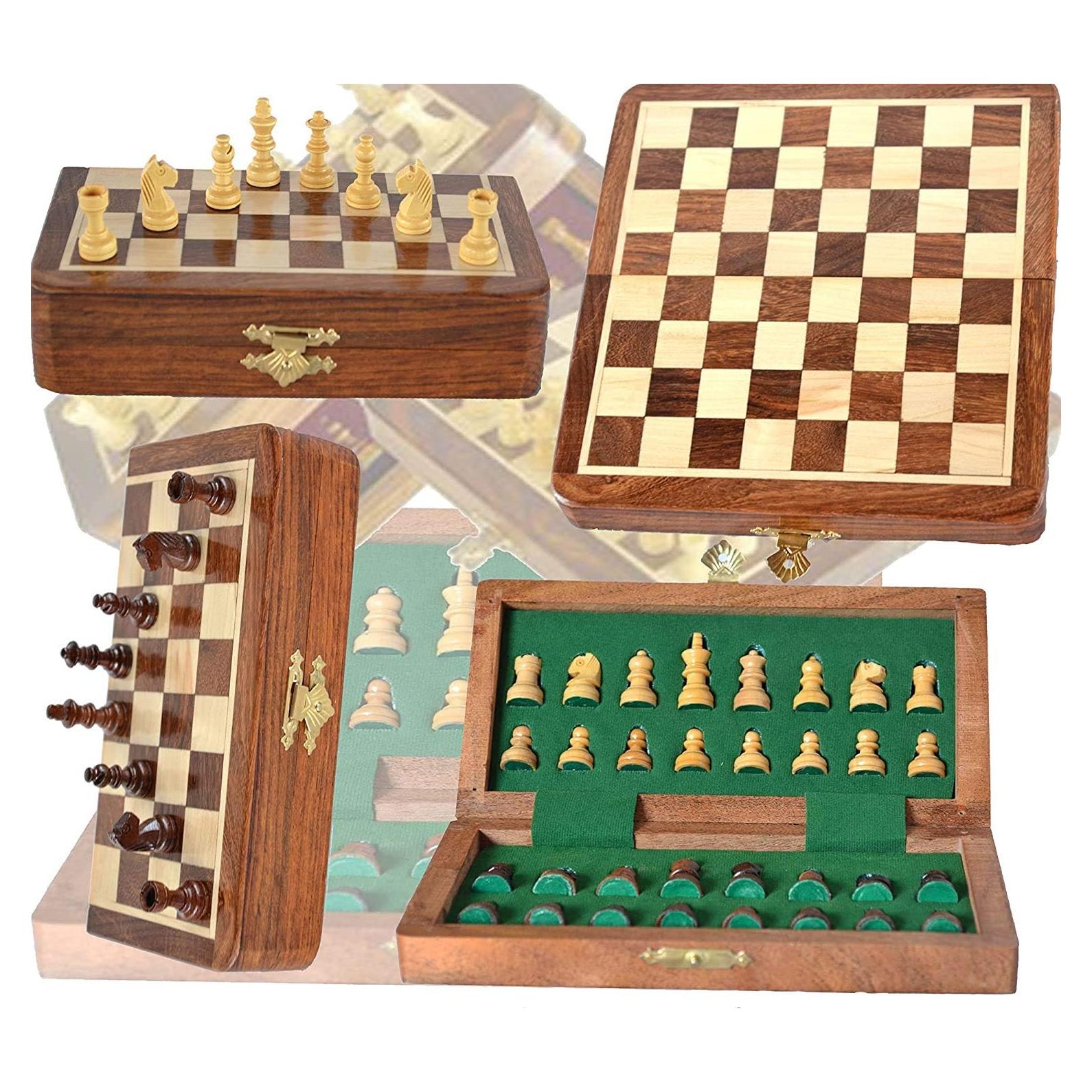 Juego de Ajedrez de Viaje Magnético ChessBazar 18x18 cm