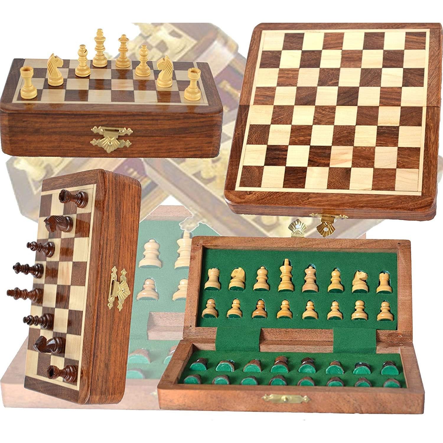Juego de Ajedrez de Viaje Magnético ChessBazar 18x18 cm