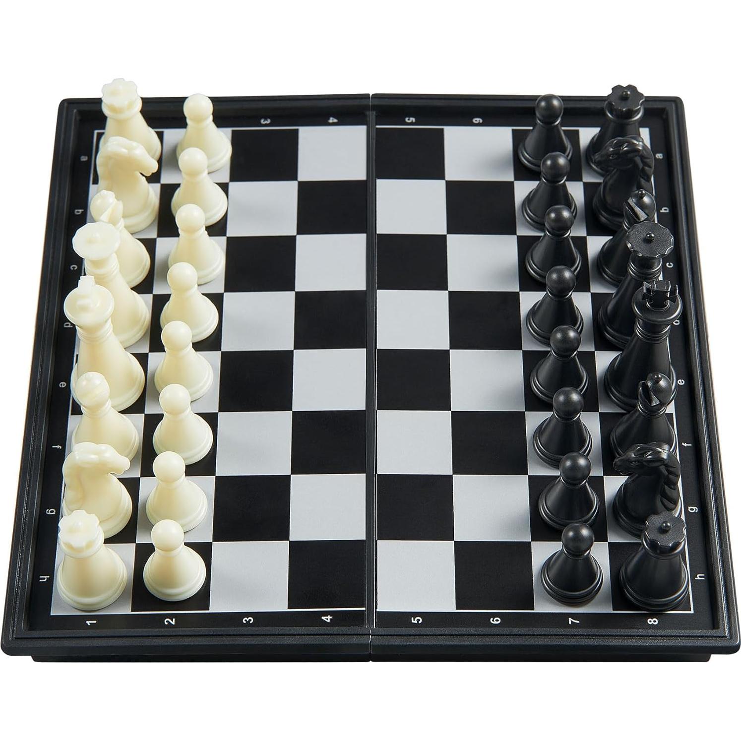 Mini Juego de Ajedrez Magnético Plegable GE001 13 cm Portátil