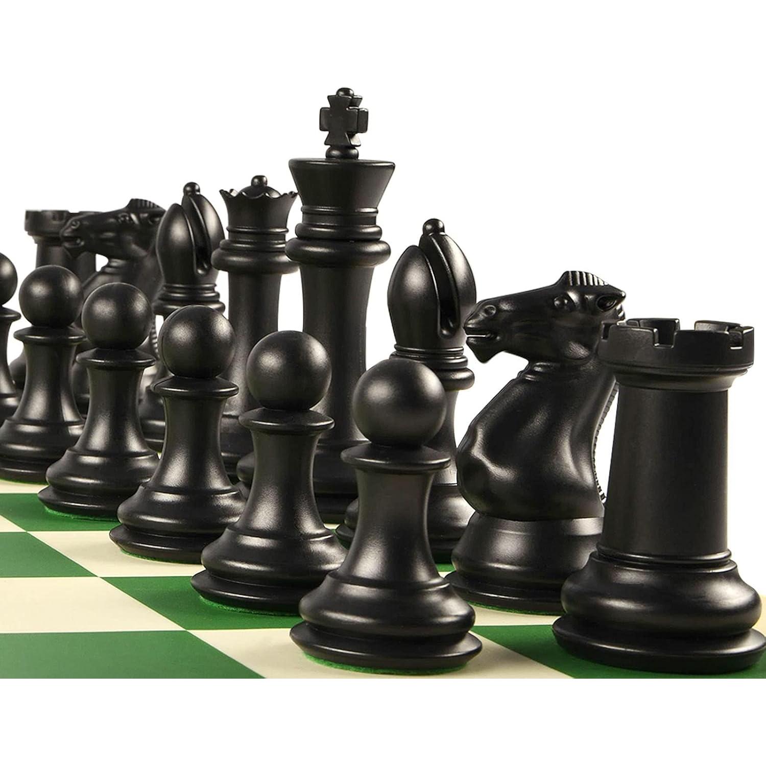 Juego de Ajedrez Plegable OUMODA 50.8 cm con Piezas Pesadas