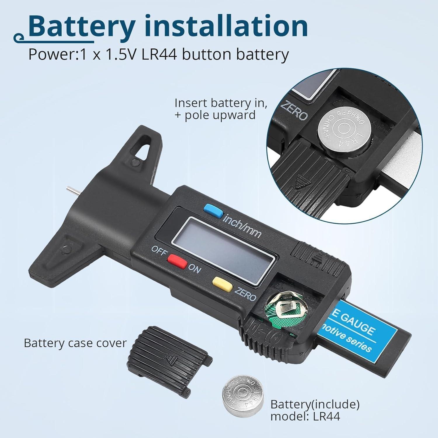 Calibrador Digital de Profundidad de Banda de Rodadura ALLmeter 0-25.4mm