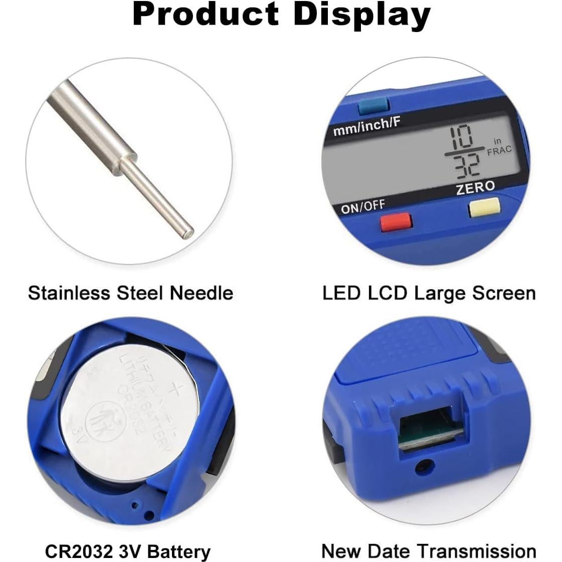 Medidor Digital de Profundidad de Banda de Rodadura SAFELIFE
