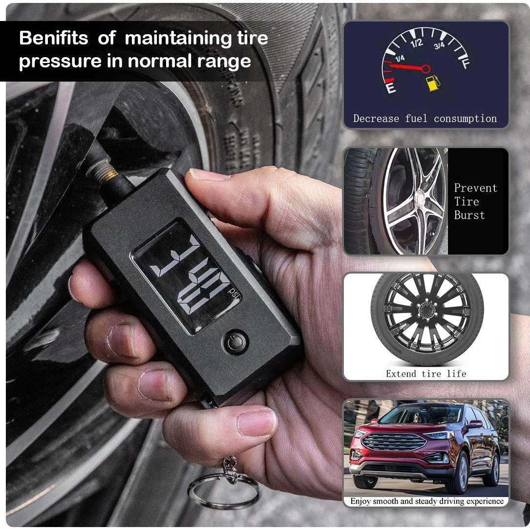 Medidor Digital de Presión de Neumáticos CZC AUTO 2 en 1