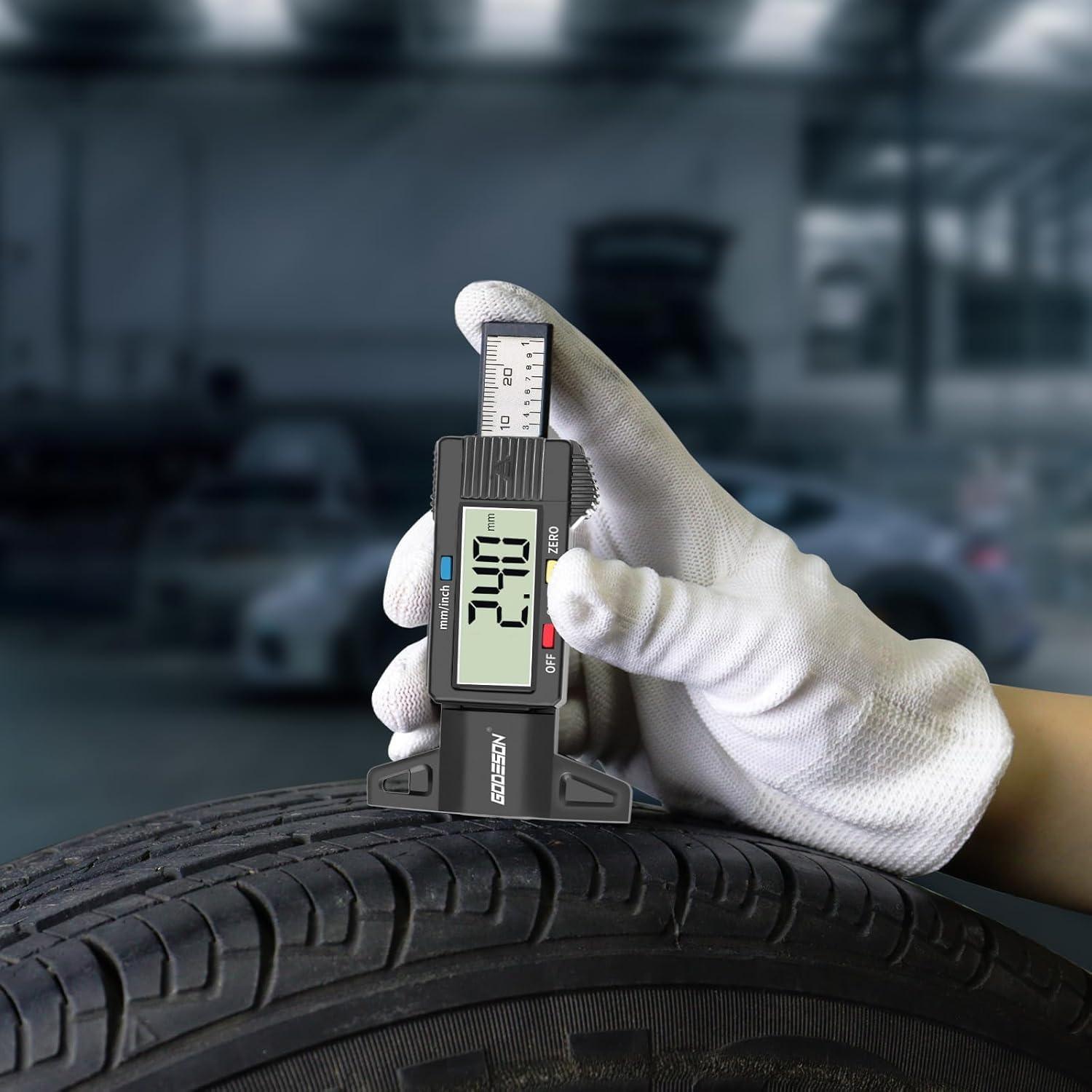Medidor Digital de Profundidad de Neumáticos Godeson DTG02GD-DE