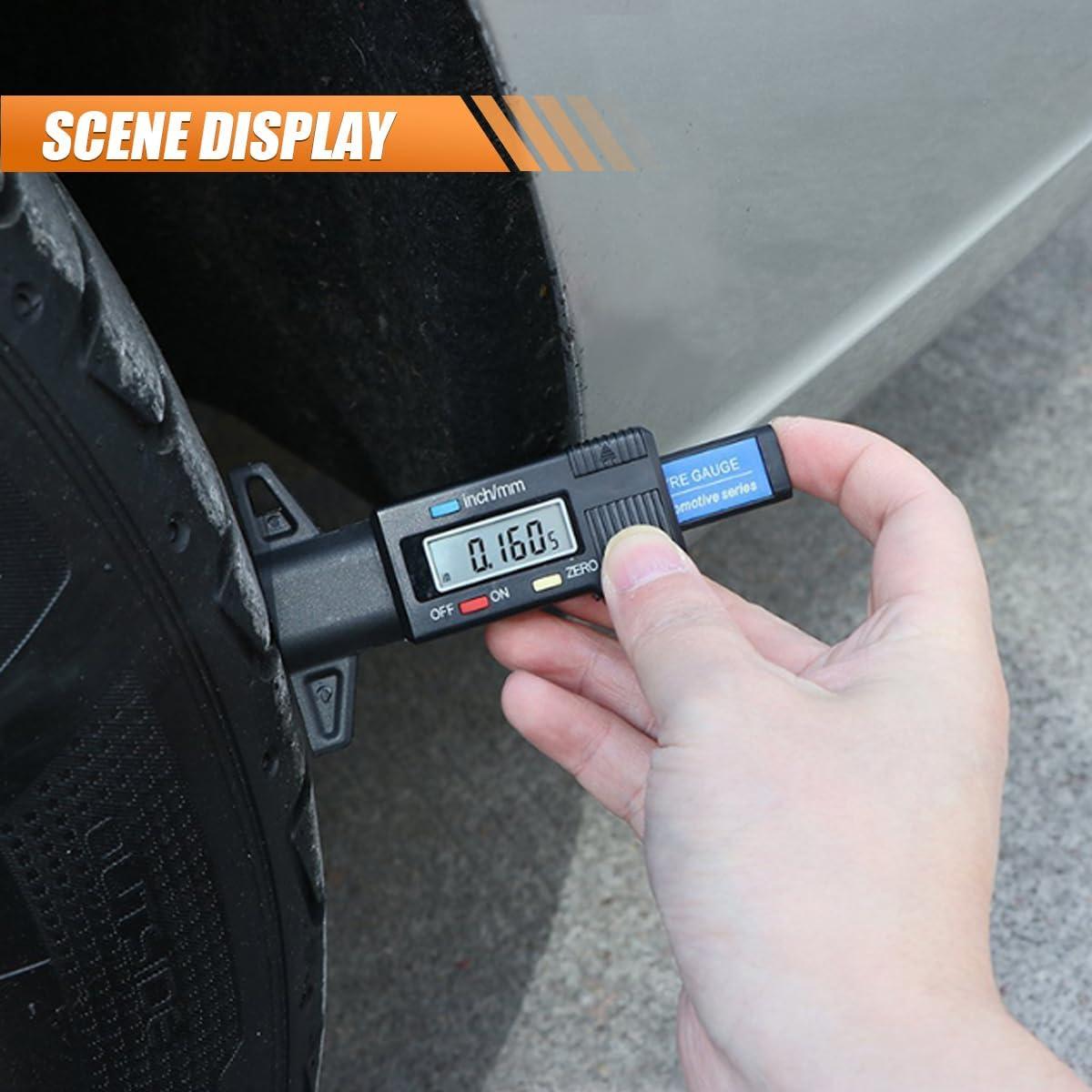 Medidor de Profundidad de Banda de Rodadura ZIMISI Digital 0-25.4mm