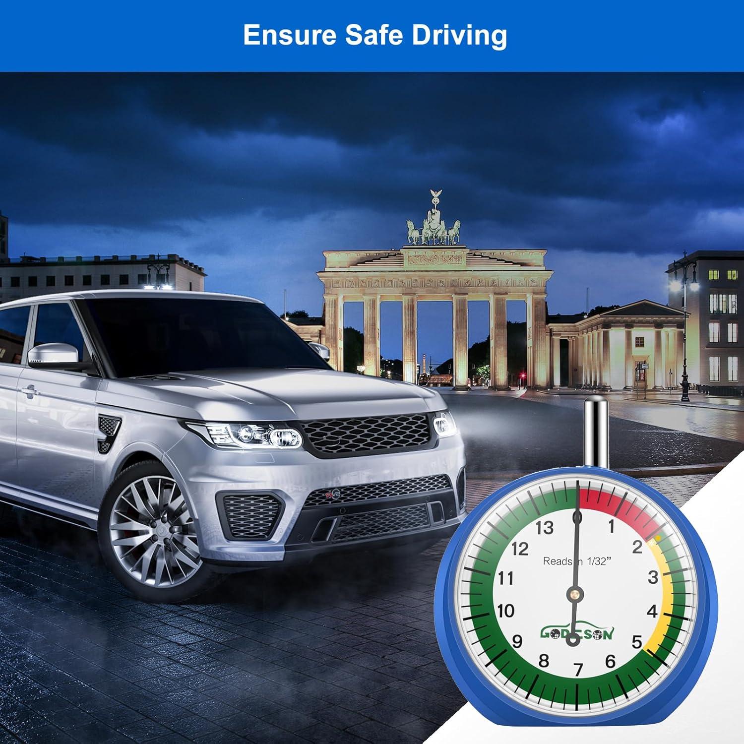 Medidor de Profundidad de Banda de Rodadura GODESON 88703