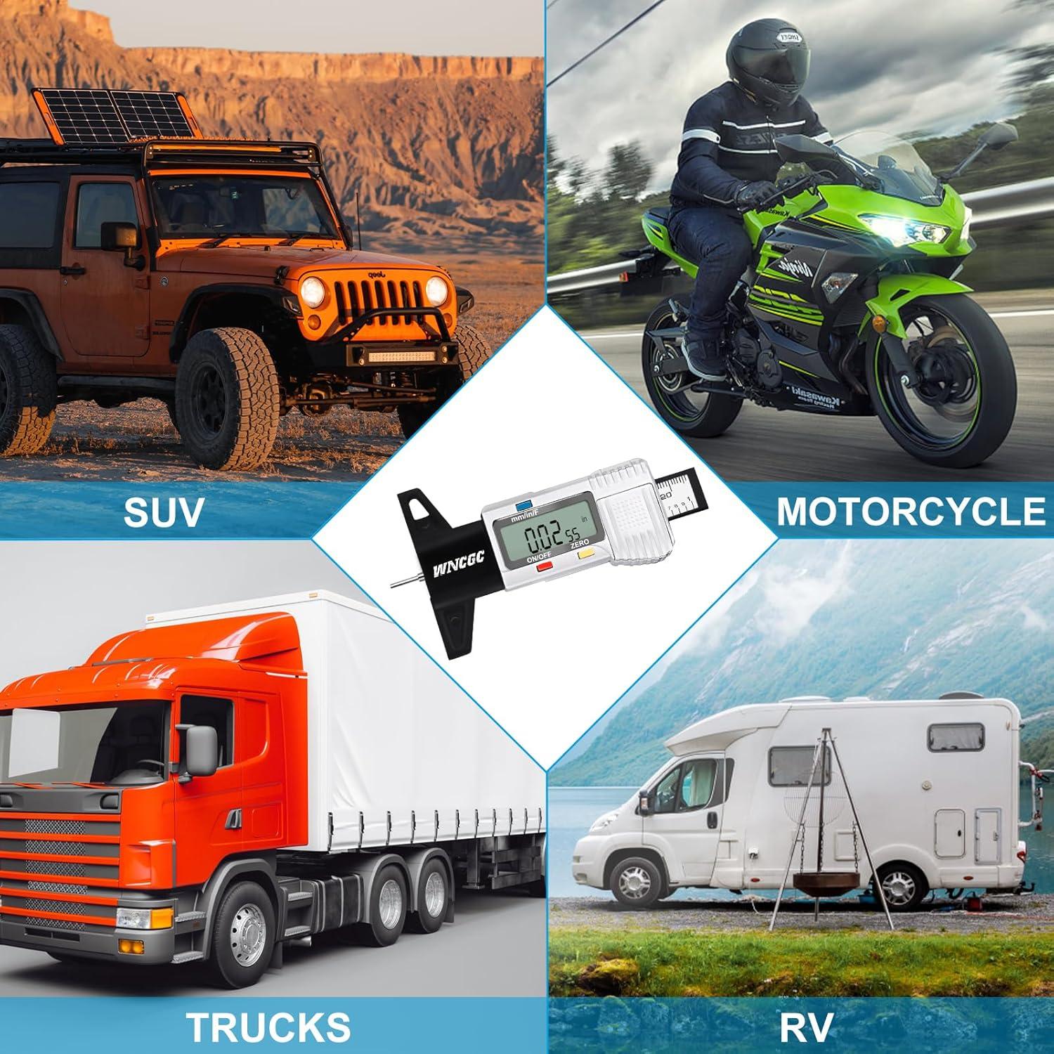 Medidor Digital de Profundidad de Neumáticos WNCGC GL-1707