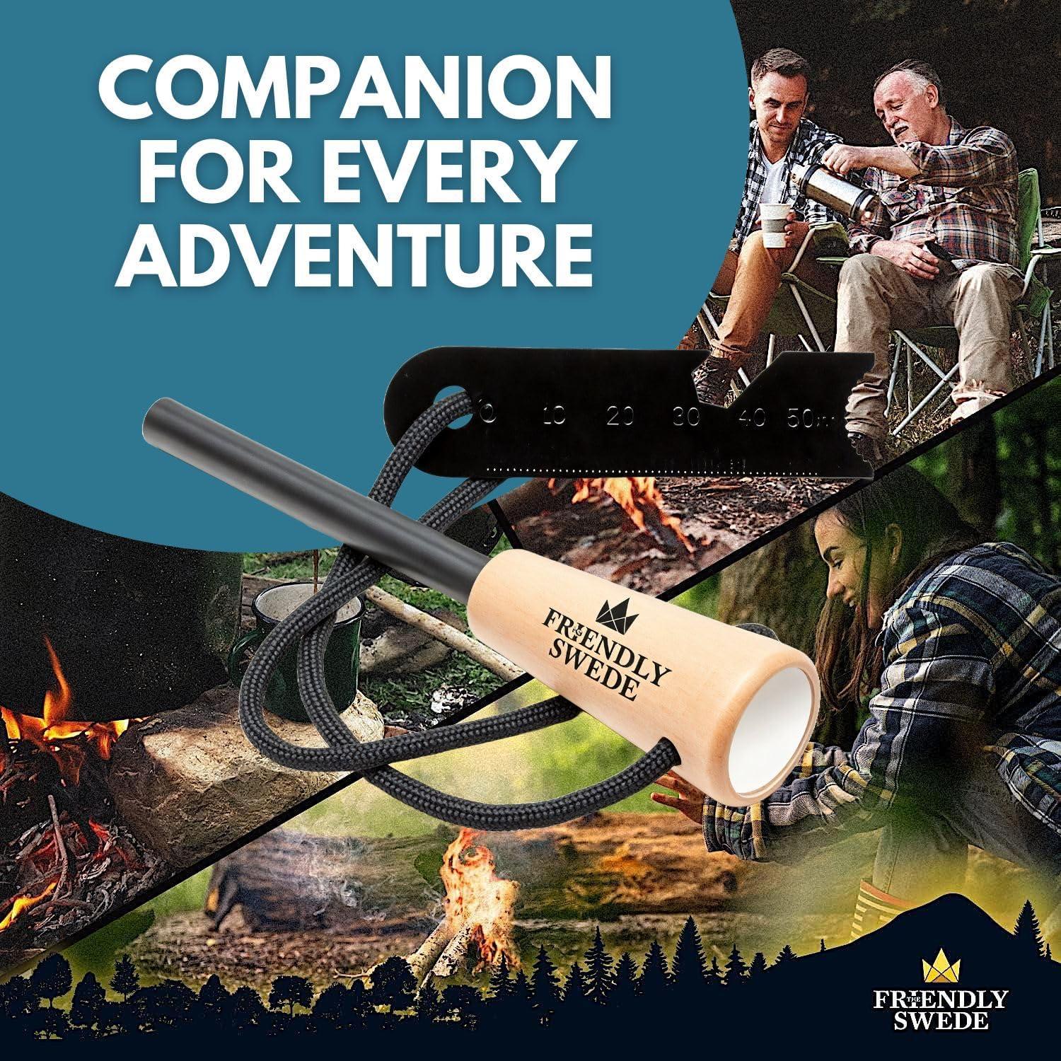 Encendedor de Fuego El Amigo Swede con Mango de Madera