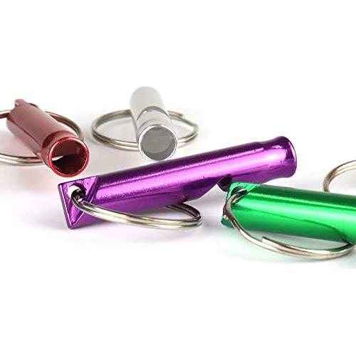 Juego de 12 Silbatos de Aluminio Ergonflow para Camping