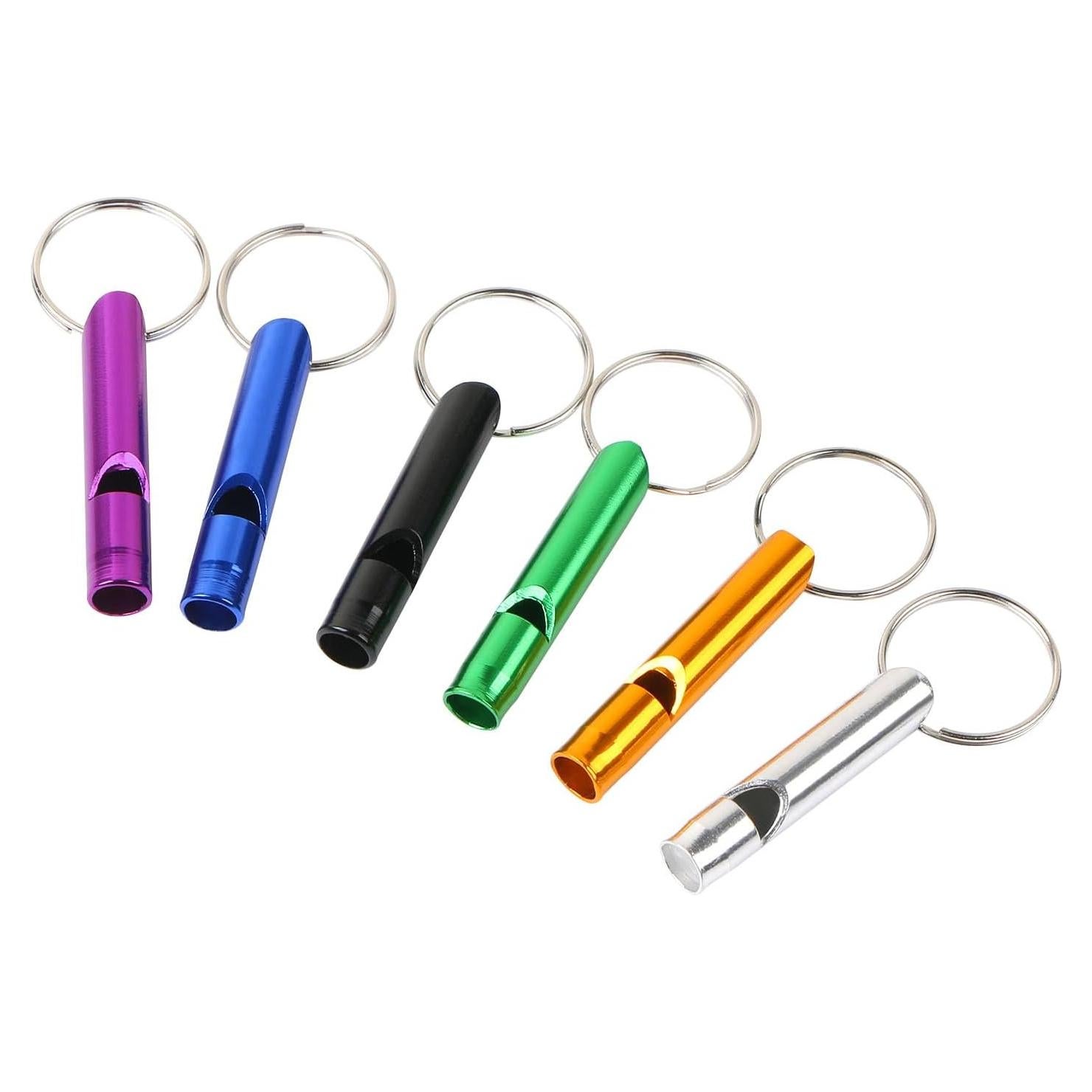 Silbato de Emergencia MIDELONG 6 Pcs Aluminio Multicolor