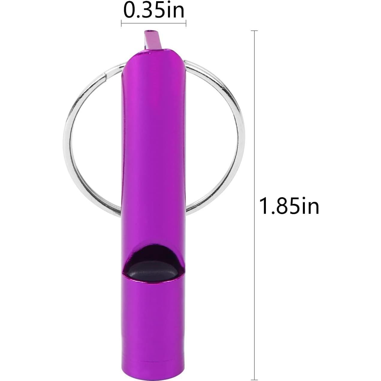 Silbato de Emergencia MIDELONG 6 Pcs Aluminio Multicolor