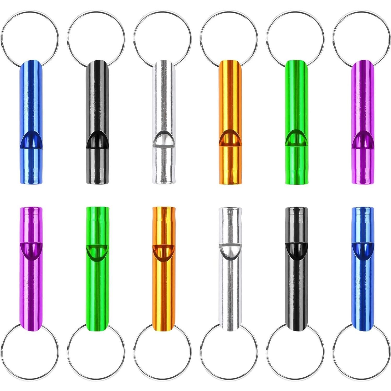 Silbato de Emergencia MIDELONG 6 Pcs Aluminio Multicolor