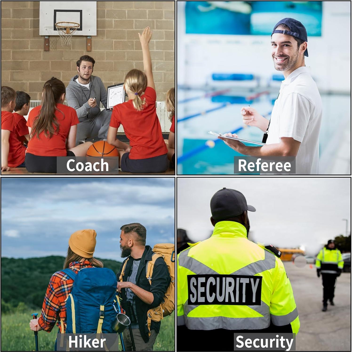 Silbato SPORTIC 3 Paquete Plástico 120dB para Entrenadores