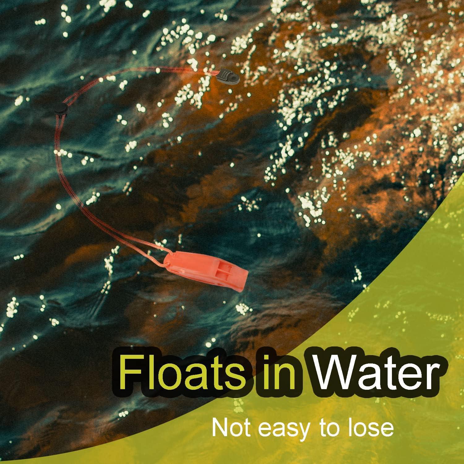 Paquete de 4 Silbatos de Emergencia CooBigo Naranja