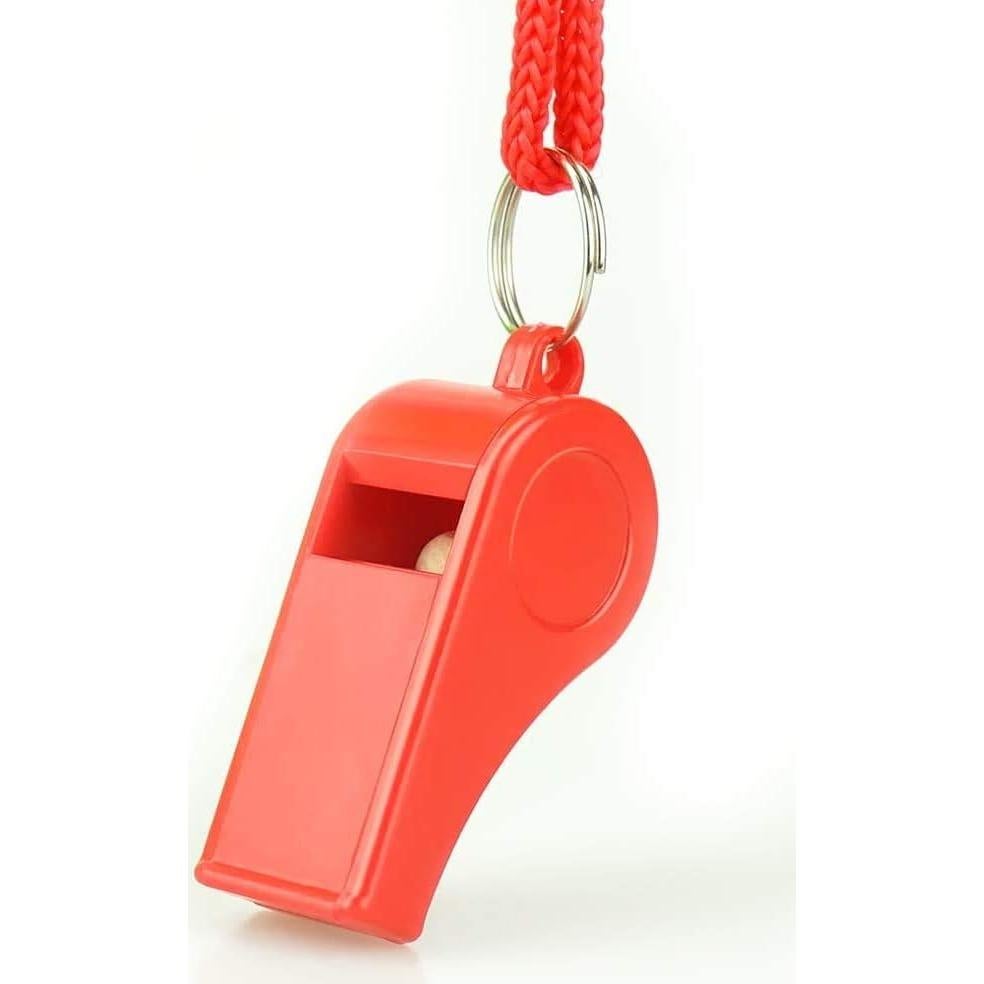 Silbato de Emergencia Fya Rojo 2PCS con Cordón Nylon 120dB