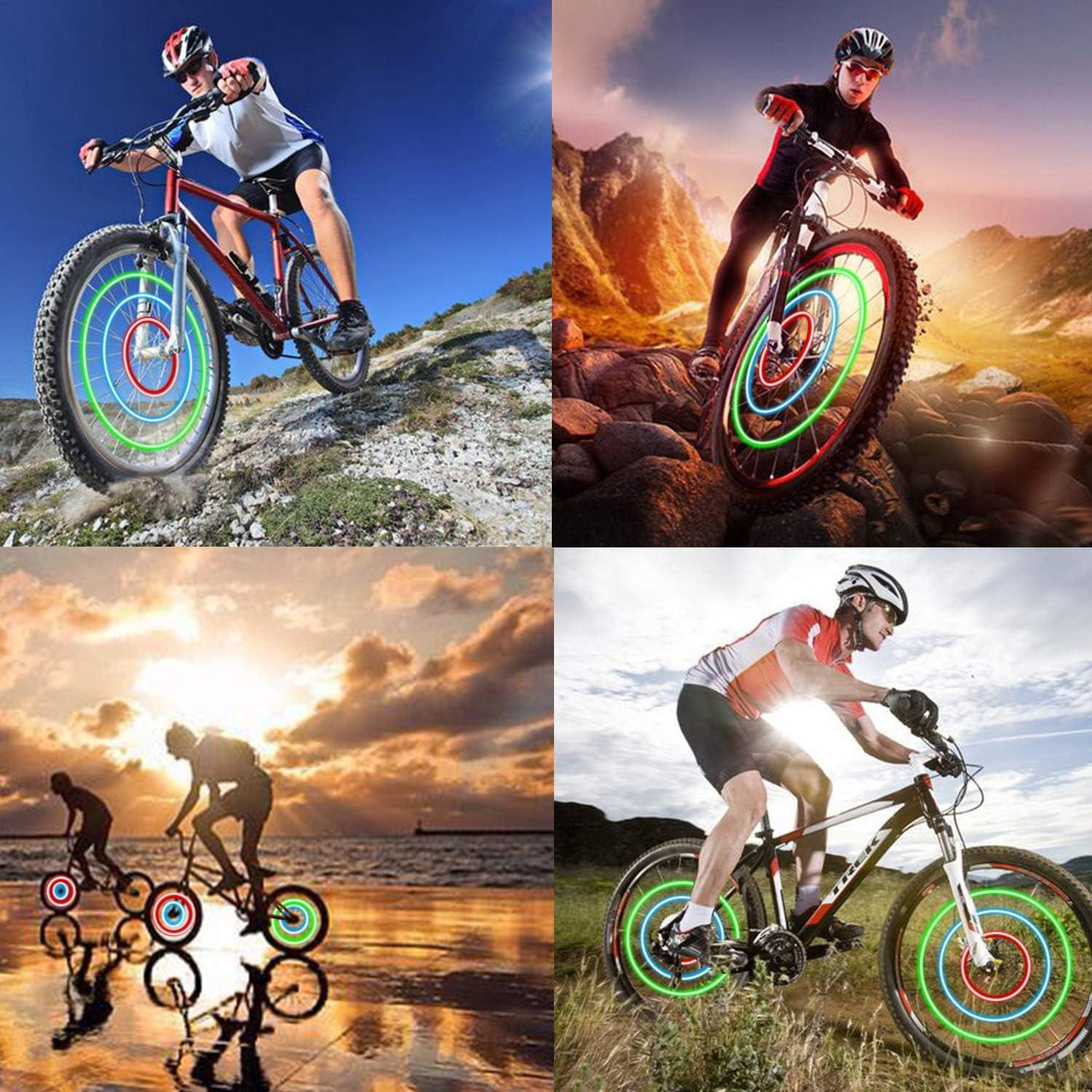 Luces de Rueda de Bicicleta MapleSeeker Multicolor IP67