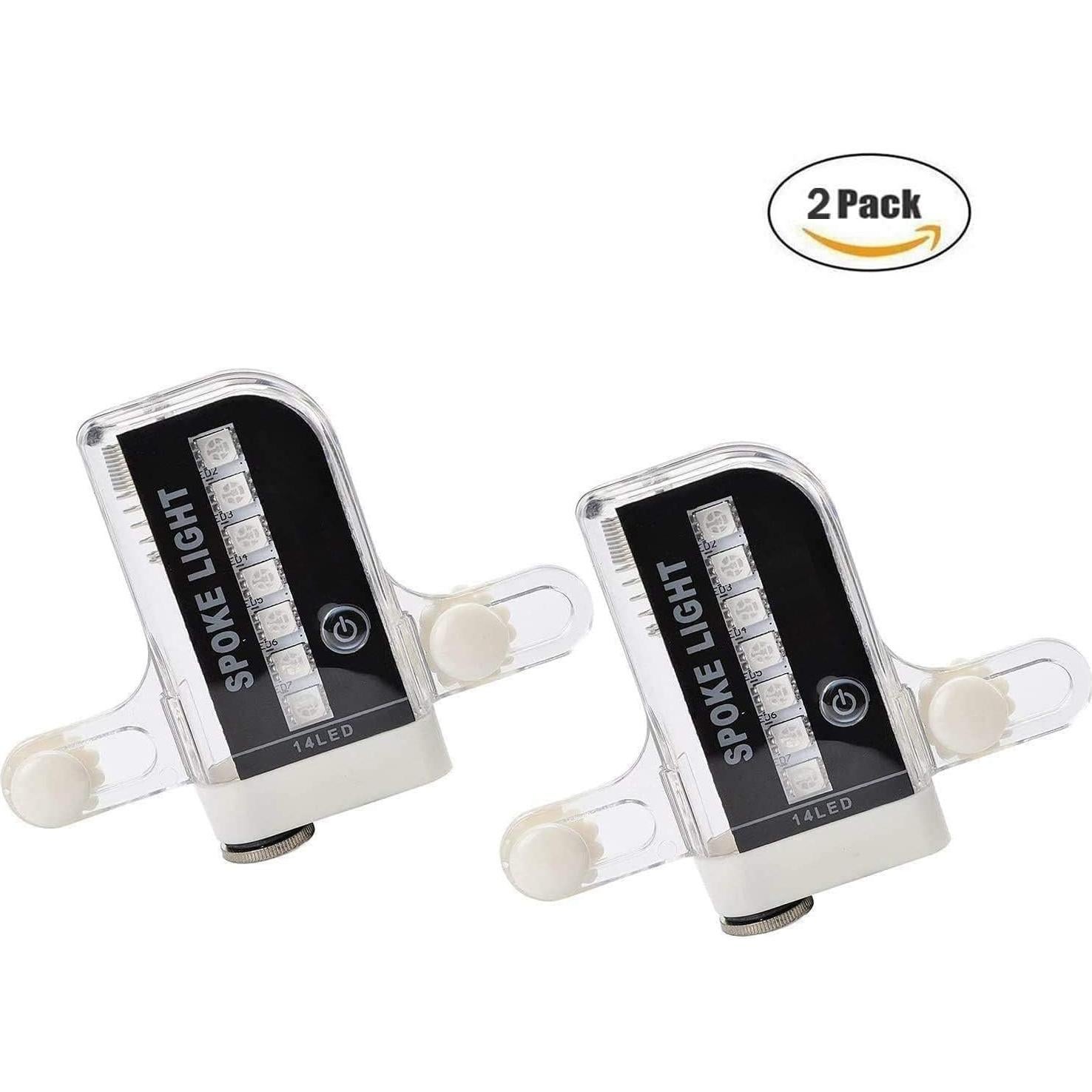 Luces LED para Ruedas de Bicicleta Dorras - Paquete de 2, Impermeables