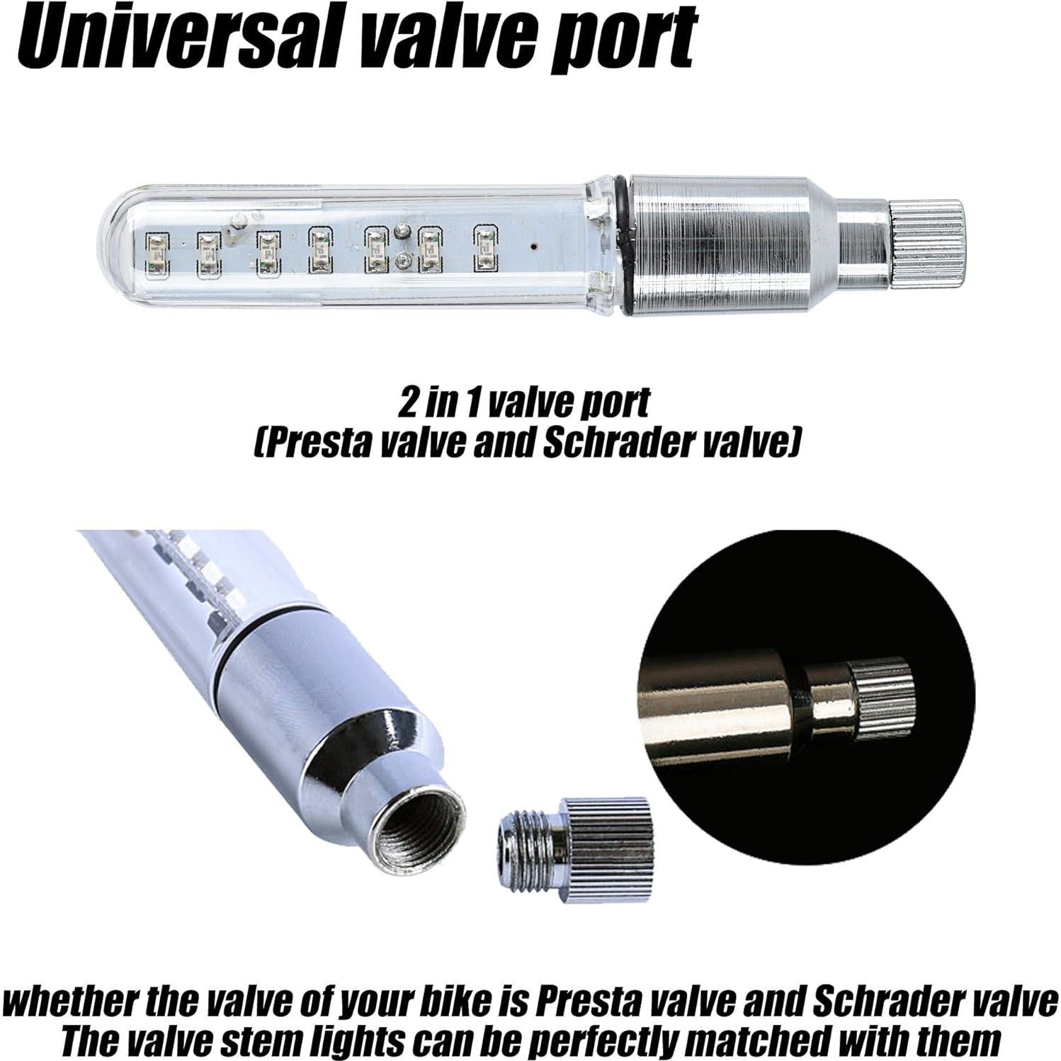 Luces LED para Ruedas de Bicicleta DAWAY A08 - Impermeables