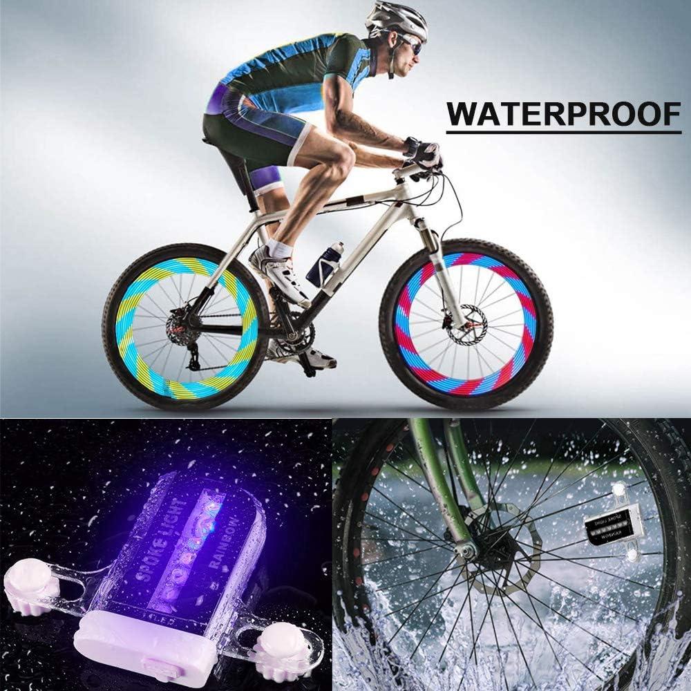 Luces de Rueda LED Recargables Solhice para Bicicleta - 30 Patrones