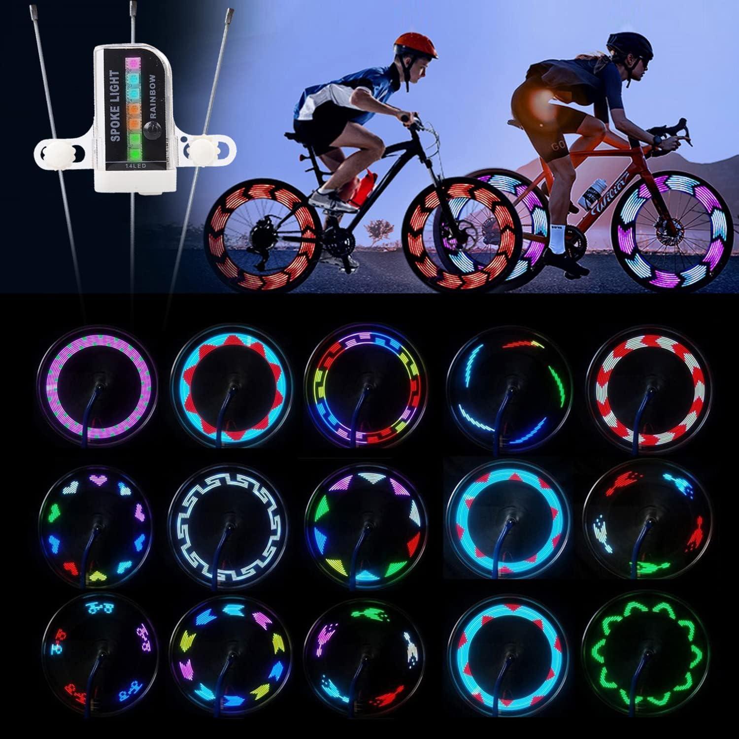Luces de Rueda de Bicicleta LED Tandarui 14 LEDs Impermeables