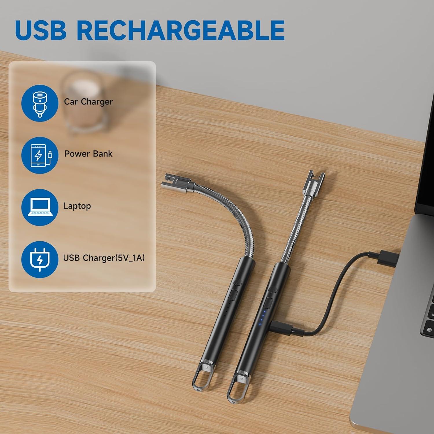 Encendedor eléctrico recargable USB Flame Bird 2 unidades