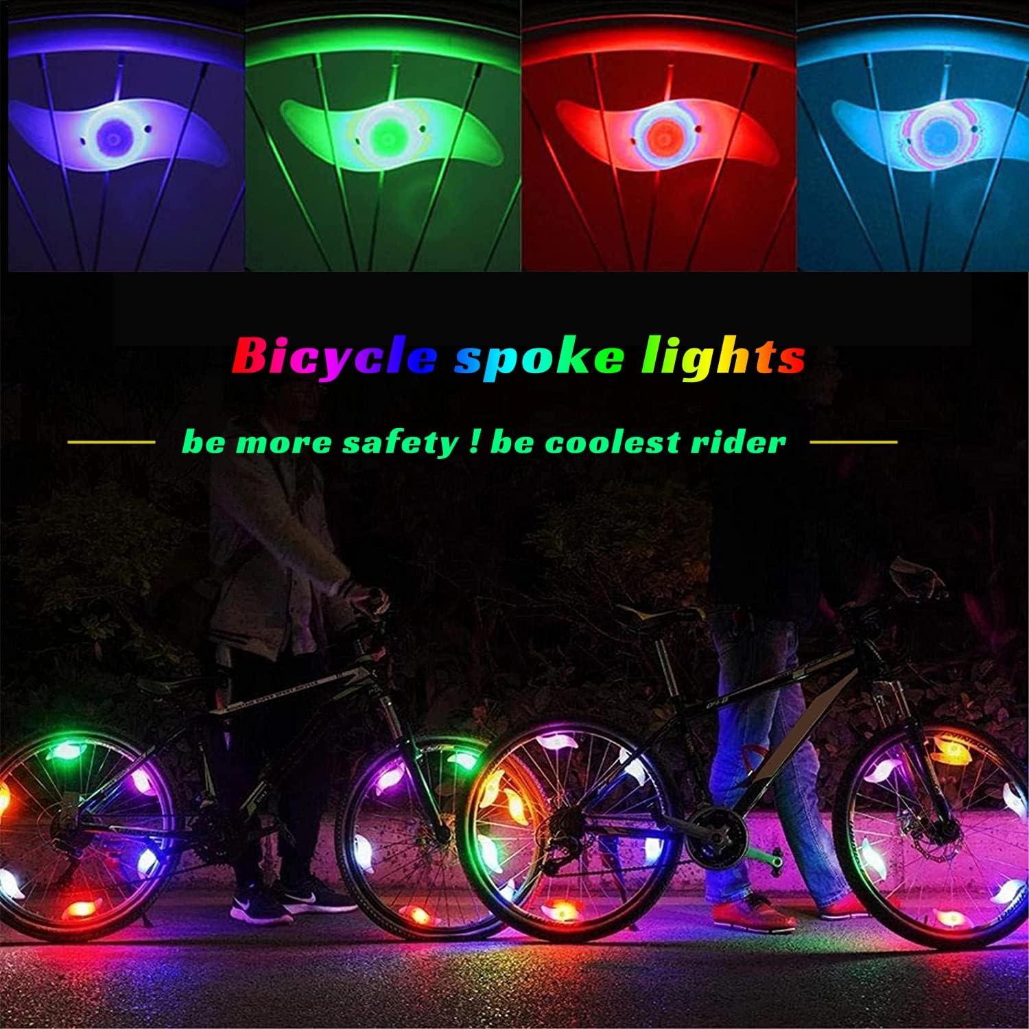 5 Luces LED para Rueda de Bicicleta Constefire, Impermeables