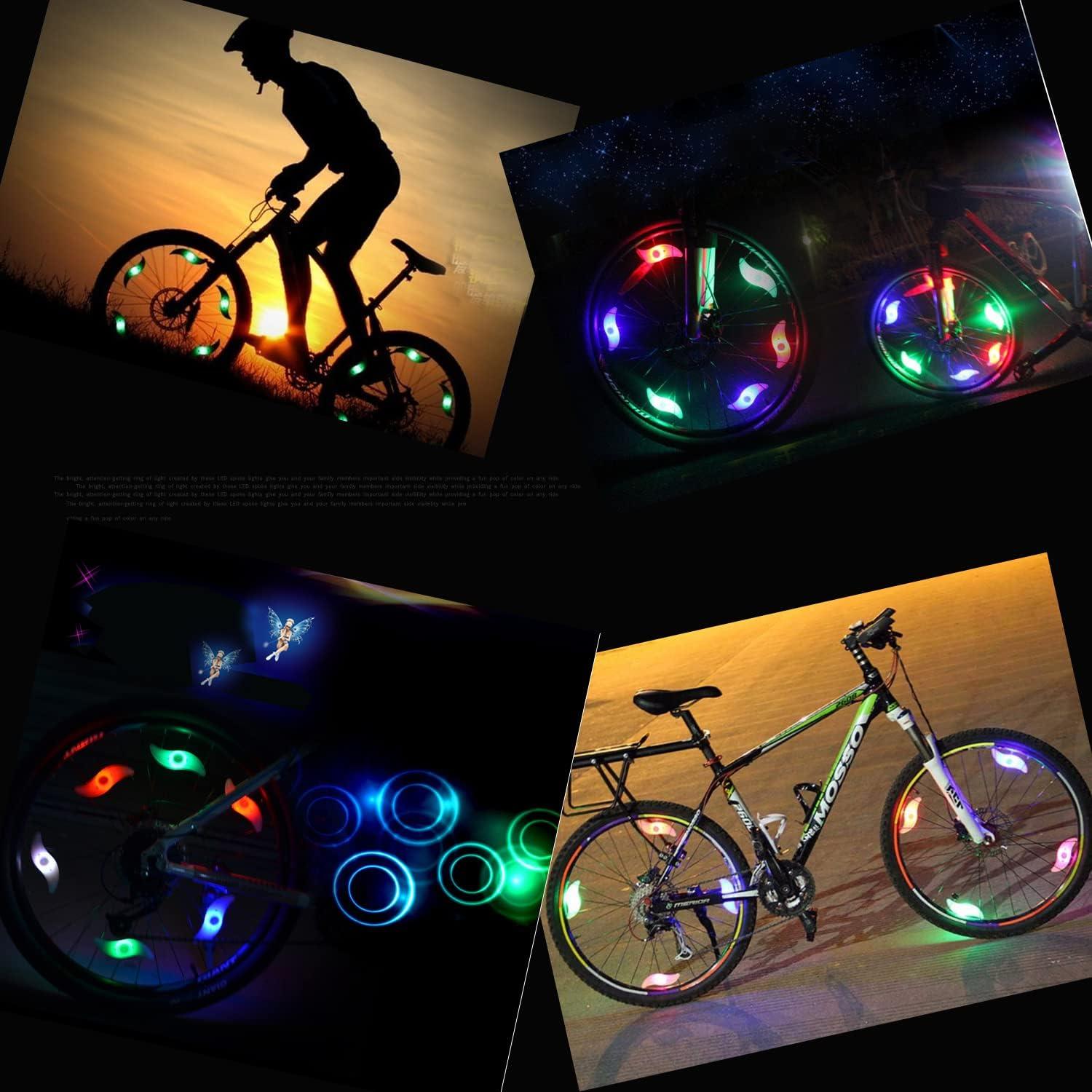 5 Luces LED para Rueda de Bicicleta Constefire, Impermeables