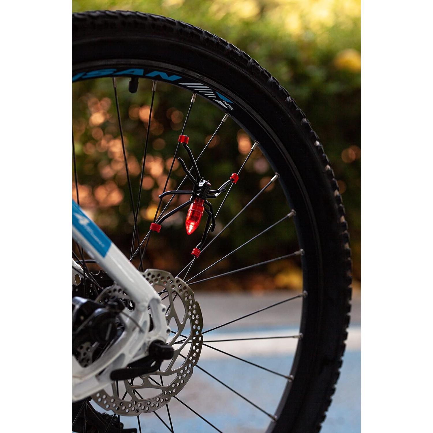 Luces de Radios de Bicicleta Ryders Araña LED - Seguridad y Diversión