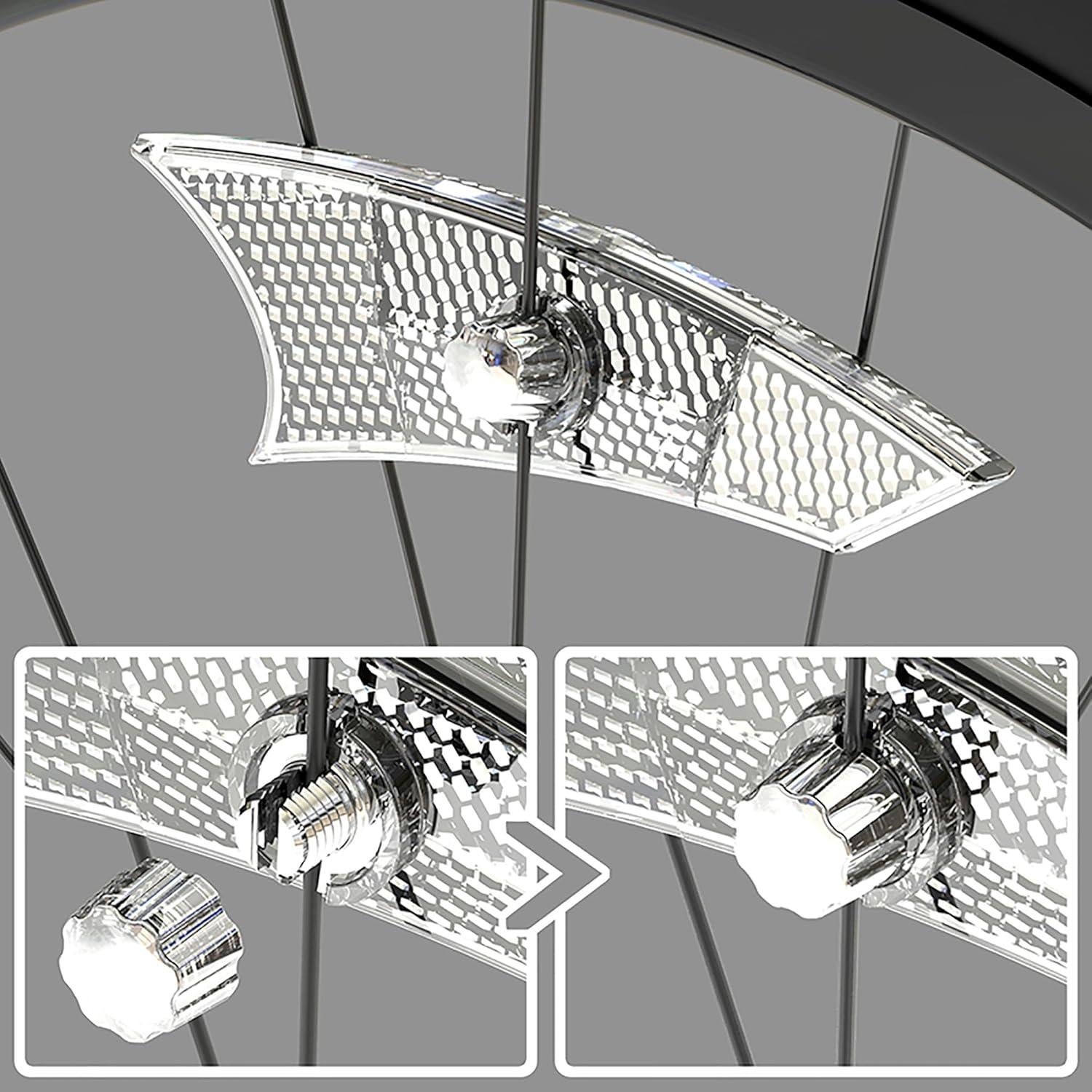 Luces de Rueda de Bicicleta LOODIKA - 2 Pack LED Impermeables